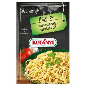 Zmes korenia na cestoviny s cesnakom a čili 20g Kotányi 24