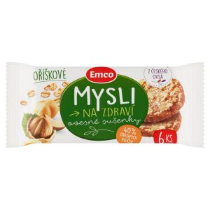 Emco Ovsené sušienky orieškové 60g 20