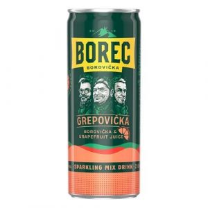 Borec Borovička Grepovička 6% 0,25l *ZO 5