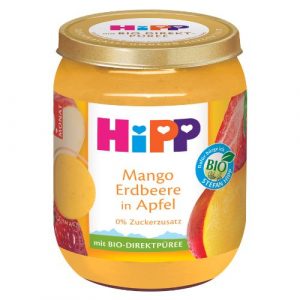 HiPP BIO Superovocie Jablko, mango a jahody 160g 10 HiPP BIO Superovocie Jablko, mango a jahody 160g 10