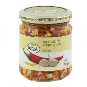 Mix chilli papričiek a cesnaku v oleji 195g Royal 2