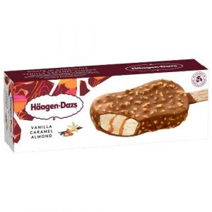 Mr.Häagen-Dazs Nanuk Vanilka karamel mandle 80ml 5