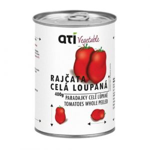 Paradajky celé lúpané 400g Ati Vegetable 13