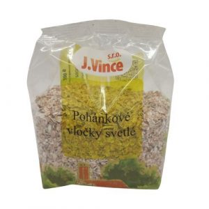 Pohánkové vločky svetlé 200g J. Vince 12