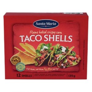 Taco shells 12ks 135g Santa Maria 40