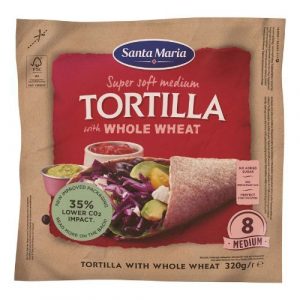 Tortilla celozrnná 8ks/20cm 320g Santa Maria 2