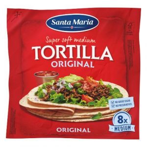 Tortilla pšeničná 8ks/20cm 320g Santa Maria 3