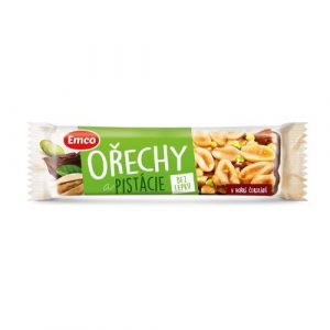 Tyčinka Orechy & pistácie 35g Emco 18