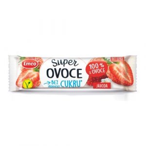 Tyčinka Super ovocie jahoda 30g Emco 16