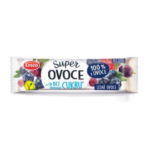 Tyčinka Super ovocie lesné ovocie 30g Emco 22