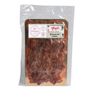 Bravčové sušené stehno údené nárez 100g FarmFoods 107 Bravčové sušené stehno údené nárez 100g FarmFoods 107