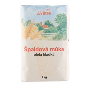 Múka Špaldová biela hladká 1000g J. Vince 8