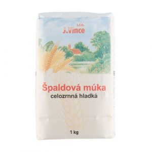 Múka Špaldová celozrnná hladká 1000g J. Vince 3