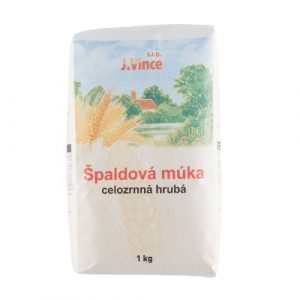 Múka Špaldová celozrnná hrubá 1000g J. Vince 4