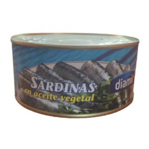 Sardinky v slanečnicovom oleji 900g Diamir 10
