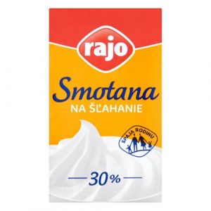 Smotana na šľahanie Rajo 30% 1L 14