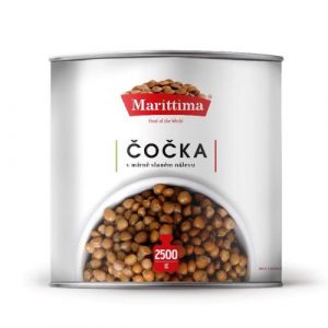 Šošovica sterilizovaná 2,5kg Marittima 10
