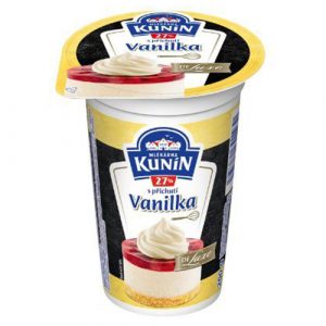 Smotana na šľahanie Vanilka 27% 200g Kunín 16