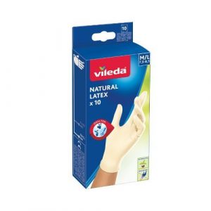 Vileda Natural Latex rukavice M/L 10ks 7