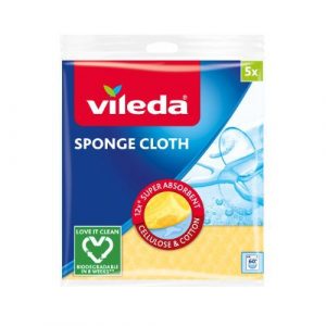 Vileda špongiová handrička 5ks 22