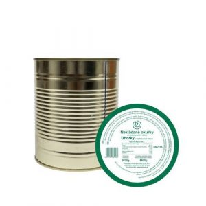 Uhorky v sladkokyslom náleve 6-9 cm 9700g 21