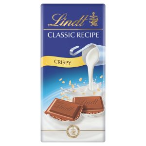 Lindt Classic Recipe mliečna čokoláda s chrumkavými sušienkami 100g 9 Lindt Classic Recipe mliečna čokoláda s chrumkavými sušienkami 100g 9