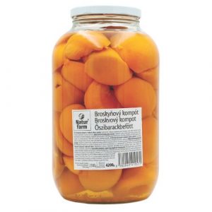 Kompót Broskyne polené 4200g Natur Farm 9