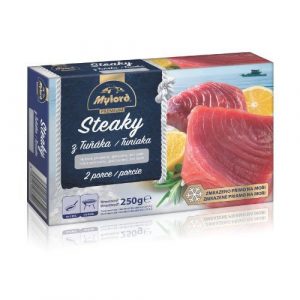 Mrazený Tuniak žltoplutvý steaky gl.5% 250g Mylord 16