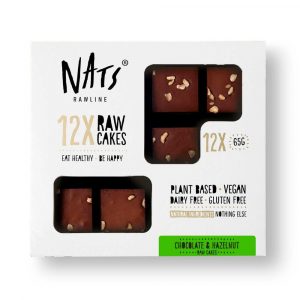 Mr.Raw Dezert Čokoláda & Lieskovec 12x65g Nats 11