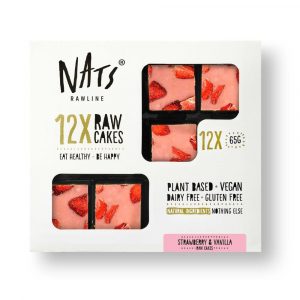 Mr.Raw Dezert Vanilka & Jahoda 12x65g Nats 10