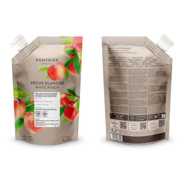 Pyré Broskyňa biela 1kg Ponthier 1