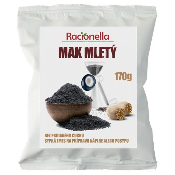 Mak mletý Racionella 170g 1