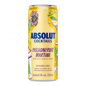Absolut Cocktail Passionfruit Martini 5% 250ml *ZO 20