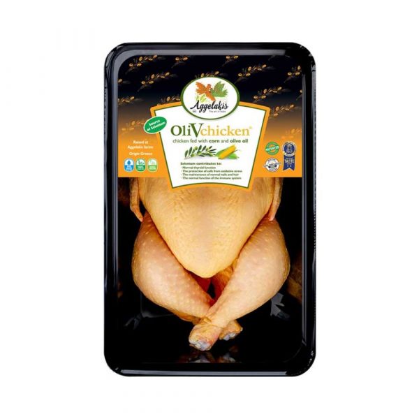 Kurča OliVChicken celé bez drobov cca 1,5kg Aggelakis 1