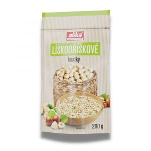 Lieskové orechy kocky pražené 200g Alika 12
