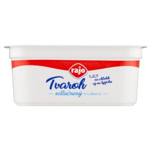 Tvaroh odtučnený hrudkovitý 180g Rajo 8