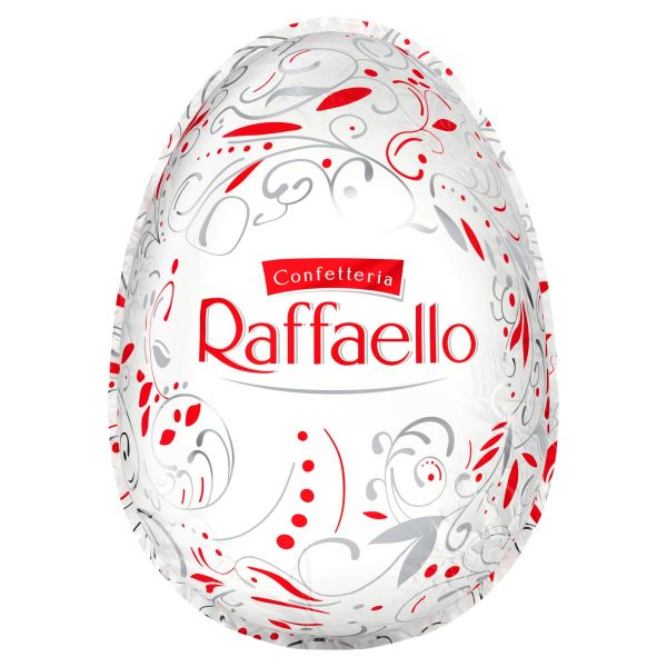 Raffaello vajíčko z bielej čokolády 100g 1