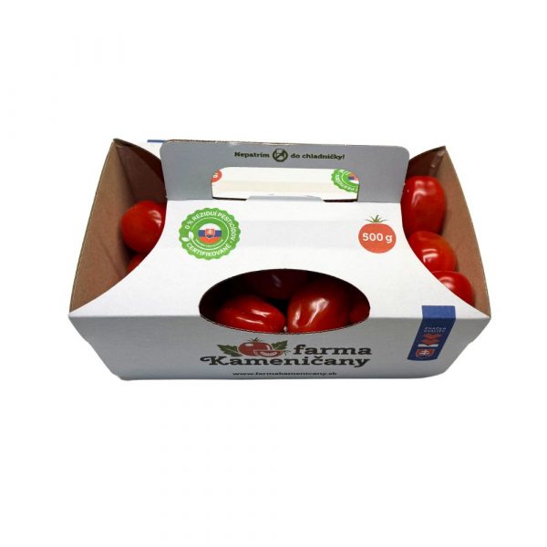 Paradajky Cherry Hranáčik 500g ,I.Tr 2