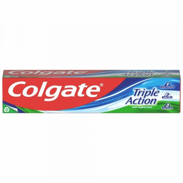Colgate Tripe Action Original mint zubná pasta 75m 1