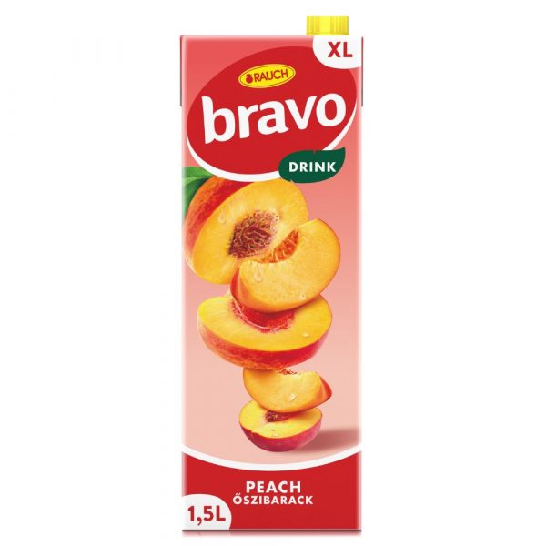 Rauch Bravo Broskyňa 1,5l 1