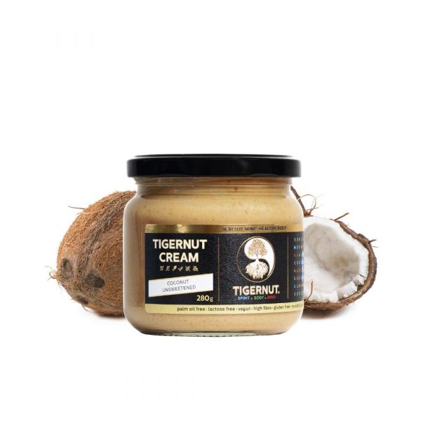 Krém kokosový bez cukru 280g Tigernut 1