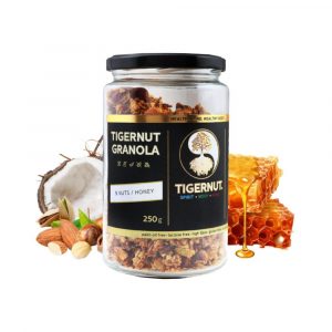 Granola 5 druhov orechov s medom 250g Tigernut 21