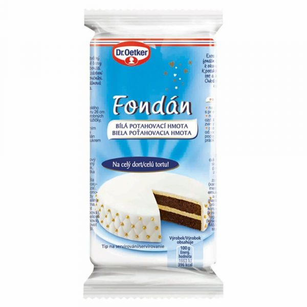 Fondán biela poťahovacia hmota 200g Dr. Oetker 1