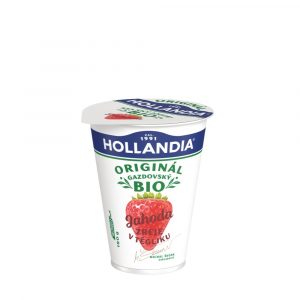 Jogurt BIO Gazdovský jahoda 180g Hollandia 18