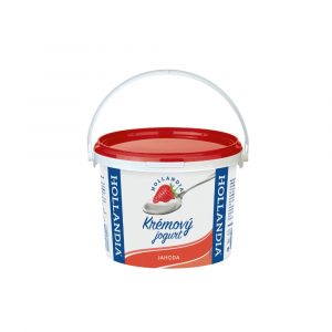 Jogurt krémový jahoda 3kg Hollandia 6