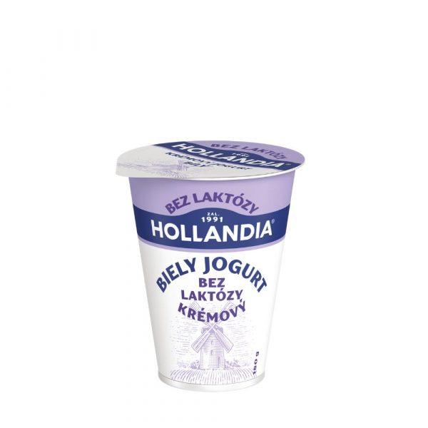 Jogurt bez laktózy biely 180g Hollandia 1