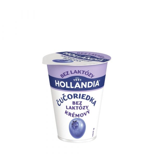 Jogurt bez laktózy čučoriedka 180g Hollandia 1