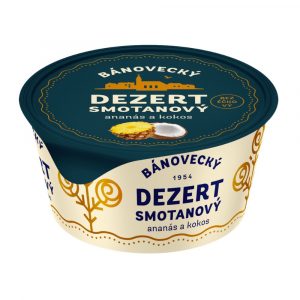 Milsy bánovecký dezert smotanový kokos-ananás 135g 6