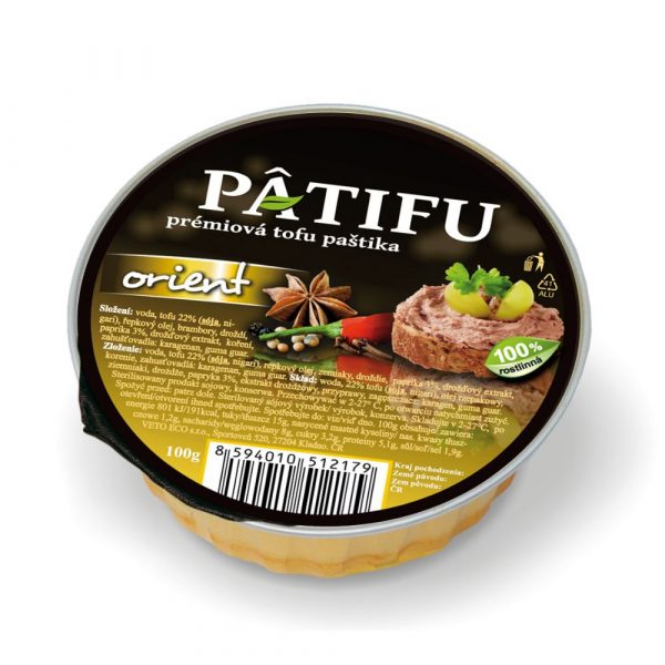 PÂTIFU Tofu paštika Orient 100g 1
