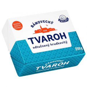 Milsy bánovecký tvaroh odtučnený hrudkovitý 250g 16